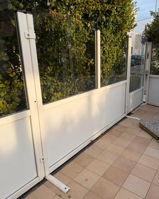 Recinzione in Alluminio con Vetro - 22 metri