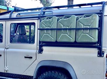 Land Rover defender porta taniche per roll cage