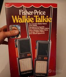 Fisher Price walkie-talkie NUOVI 1989 
