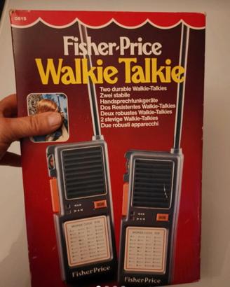 Fisher Price walkie-talkie NUOVI 1989 