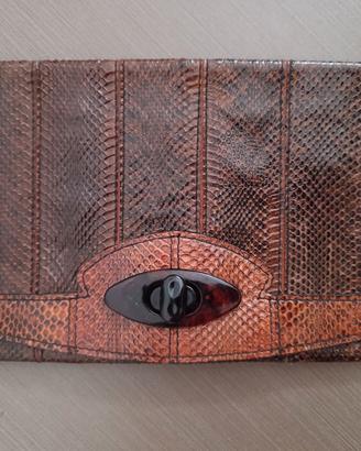Pochette in vera pelle Bettina