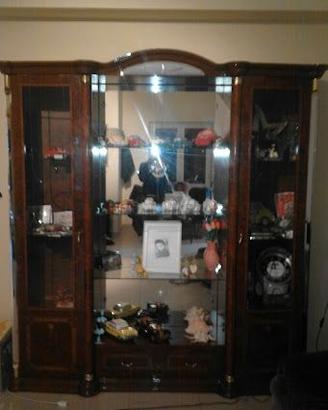 tavolo rotondo apribile credenza vetreria 4 sedie