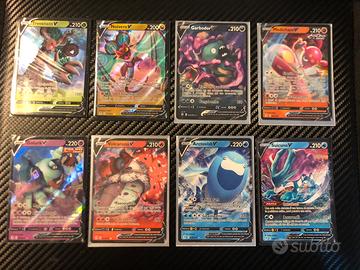 Lotto carte pokemon ultra rare evoluzione eteree