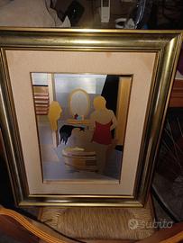 QUADRO IN METALLO MOSAICO DI GIUSEPPE SCIACCA