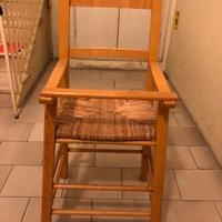 Seggiolone legno