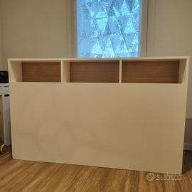 testiera letto matrimoniale in legno