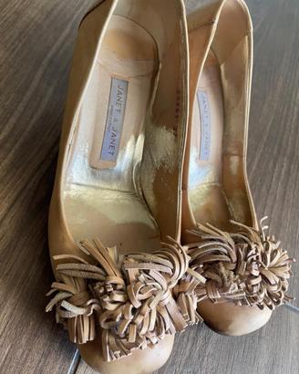 Scarpe JANET & JANET beige donna tg. 37