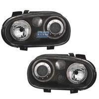 FARI VOLKSWAGEN VW GOLF 4 ANGEL EYES R32 FONDO NER