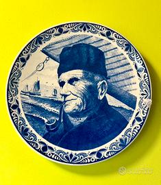 Il vecchio e il mare, piatto ceramica per arredo