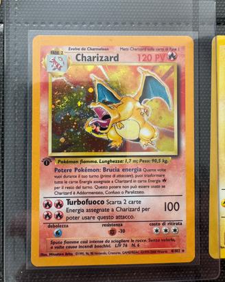 Carta Pokemon Charizard 1ed ita rarità