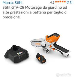 Sthil GTA-26 Motosega  a batteria con.batt  aggiu.
