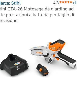 Sthil GTA-26 Motosega  a batteria con.batt  aggiu.
