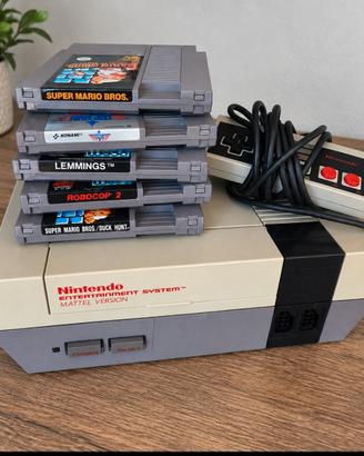 Nintendo NES Mattel version prime versioni 