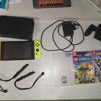 Nintendo switch  completa e 3 giochi 