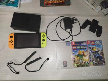 Nintendo switch  completa e 3 giochi 