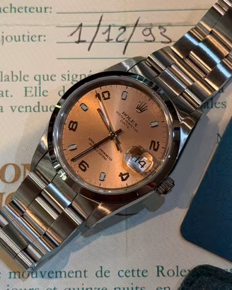 Rolex Date 15200 Salmone 34mm 1993 Revisione 2026