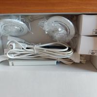 kit 2 faretti led da incasso +elettronica