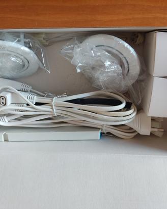 kit 2 faretti led da incasso +elettronica