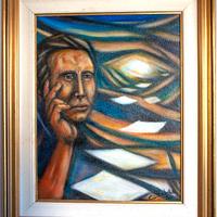 Quadro originale Carlo Puleo - La Solitudine del P