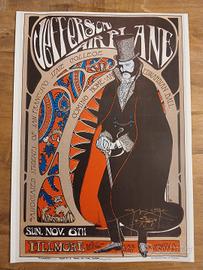 Poster Jefferson Airplane psichedelico formato A3 