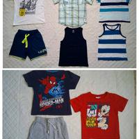 Set 5/6 anni pantaloncino/t-shirt bambino DISNEY