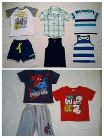 Set 5/6 anni pantaloncino/t-shirt bambino DISNEY