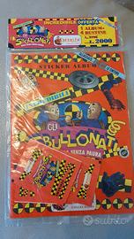 ALBUM FIGURINE SBULLONATI + 4 BUSTINE NUOVO