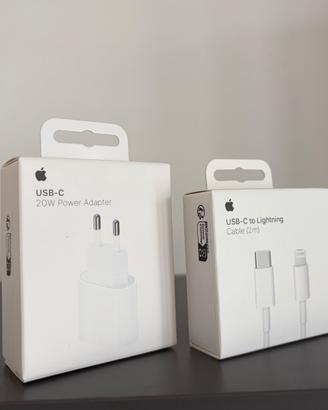 NUOVI Apple Alimentatore Originale + Cavo 2 Metri