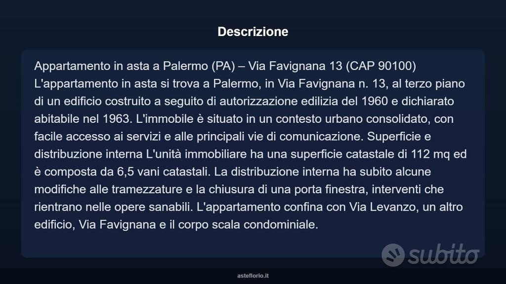 Appartamento – PA - Vista 4