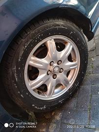 2 cerchi Jaguar 16"+gomme e spedizione omaggio