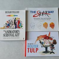 Set da 3 libri per Animazione e Character Design