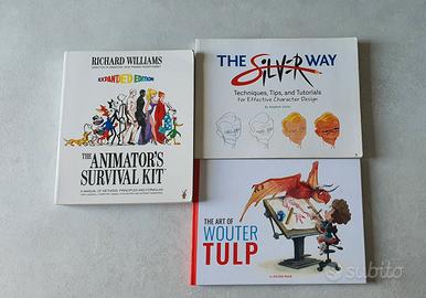 Set da 3 libri per Animazione e Character Design