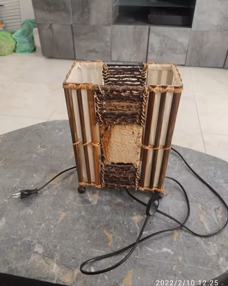 Lampada tribale arredo calda