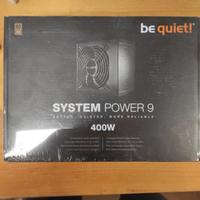 PSU system power Be Quiet! 400w 80 plus bronze