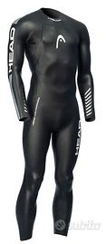 Muta HEAD Black Marlin Man Tri-Wetsuit Taglia MLO