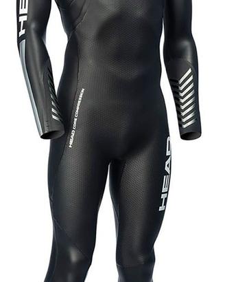 Muta HEAD Black Marlin Man Tri-Wetsuit Taglia MLO