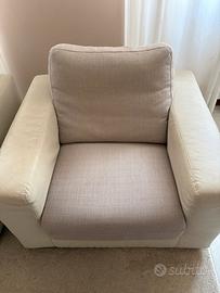 2 poltrone piu pouf (ANCHE SEPARATAMENTE)