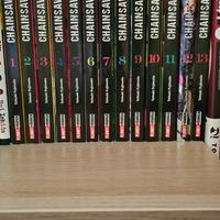 Manga Chainsaw Man vol. 1-13 più peluche Pochita