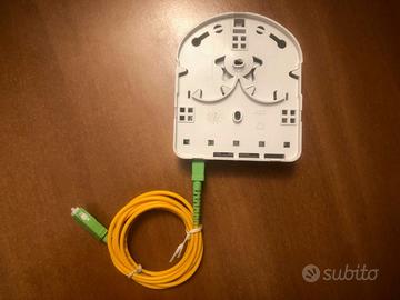 CAVO PATCH IN FIBRA OTTICA SC/APC DA 1,6m+BORCHIA