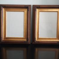 cornice quadro in noce