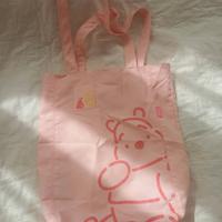 Borsa a spalla in tela rosa Disney Winnie The Pooh