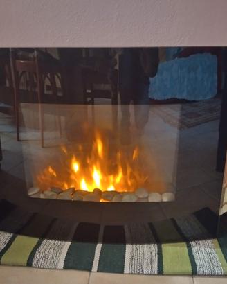 Caminetto elettrico con fiamma led marca Beper