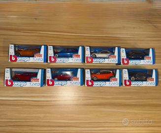 Lotto di 8 modellini Bburago vari 1:43