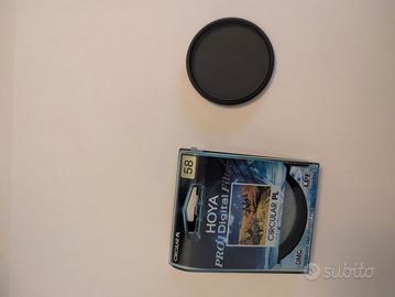 Filtro polarizzatore 58mm