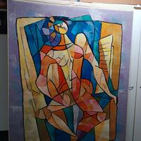 Arazzo con supporto contemporanea  Isaac kahn