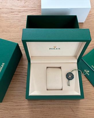 Scatola rolex nuova 2025  e libricini