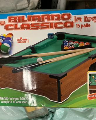 Biliardo da tavolo