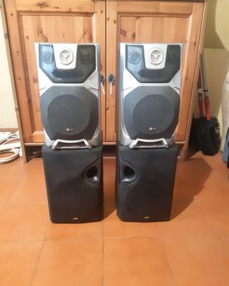 Lotto di casse audio sony lg stereo amplificatore