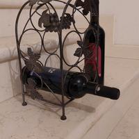 Portabottiglie in ferro battuto