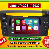 Car tablet Lancia Y Apple Carplay android auto